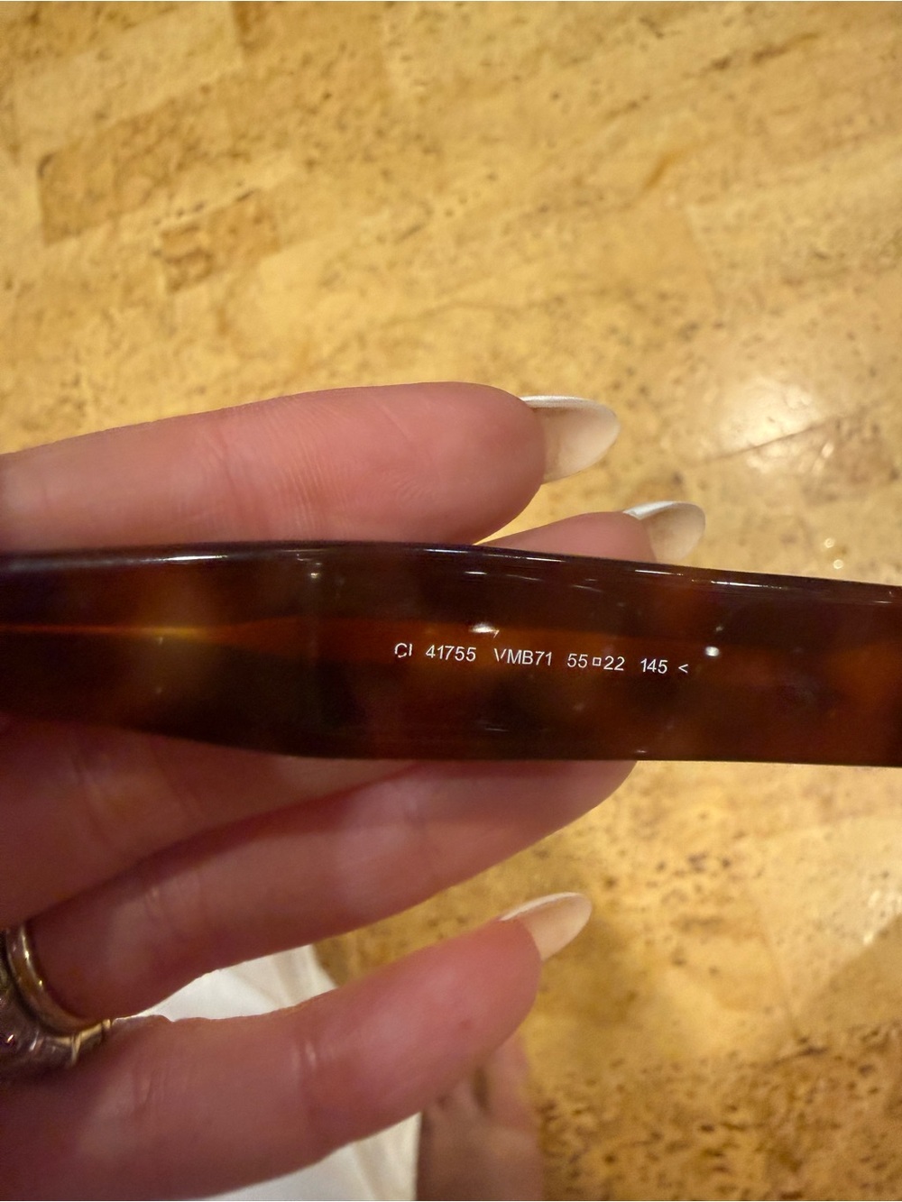 Celine Brown Tortoiseshell Oversized Women's Sunglasses - Picture 2 of 5